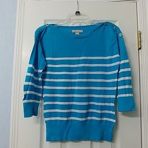 Banana Republic Striped Long Sleeve Pullover